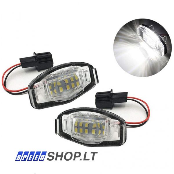 HONDA LED numerių apšvietimas